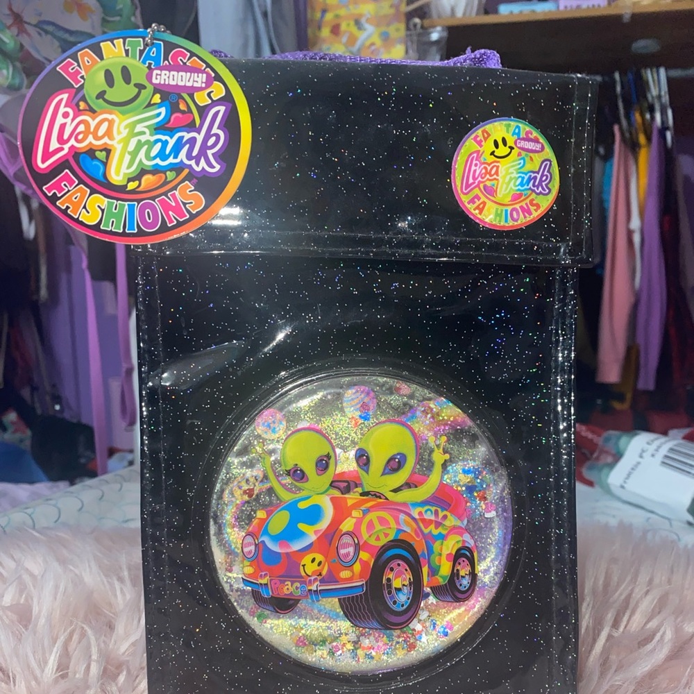 Vintage and Rare Zoomer and Zorbit Lisa Frank Lunchbox with Origin Tag CLEAN - Picture 4 of 9